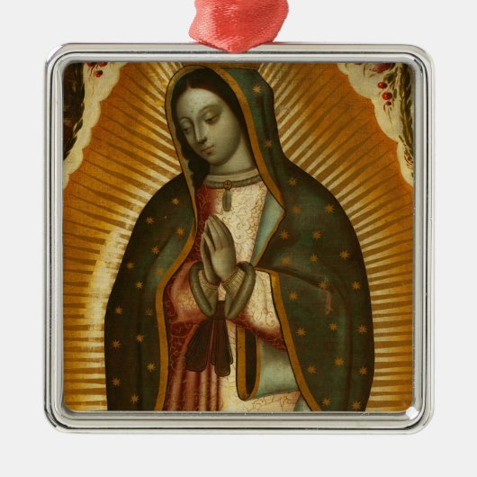 Maagd van Guadalupe Our Lady Mary Metalen Ornament (Voorkant)