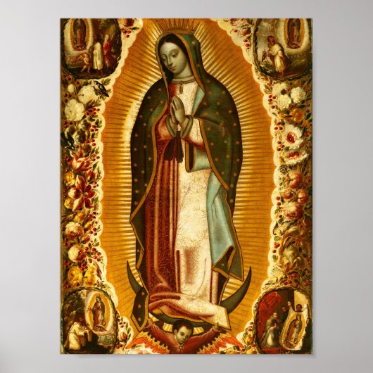 Maagd van Guadalupe Our Lady Mary Poster (Voorkant)