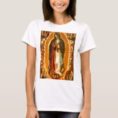 Maagd van Guadalupe Our Lady Mary T-shirt (Voorkant)
