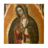 Maagd van Guadalupe Our Lady Mary Tegeltje (Voorkant)