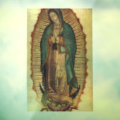 Maagd van Guadalupe Raamsticker (Vel 3)