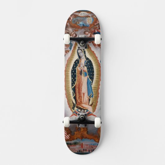 "Maagd van Guadalupe" skateboards voor religieuze  (Voorkant)