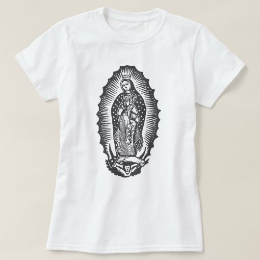 Maagd van Guadalupe T-shirt (Design voorkant)