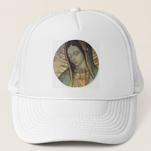Maagd van Guadalupe Trucker Pet (Voorkant)