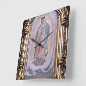 Maagd van Guadalupe Vierkante Klok (Hoek)