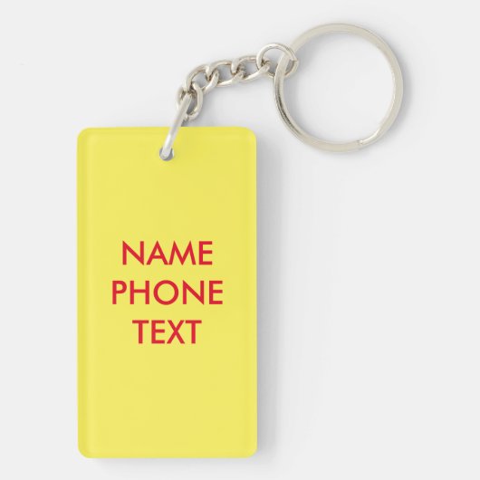 Maagd van Guadalupe, voeg tekst, Sleutelhanger toe (achterkant)