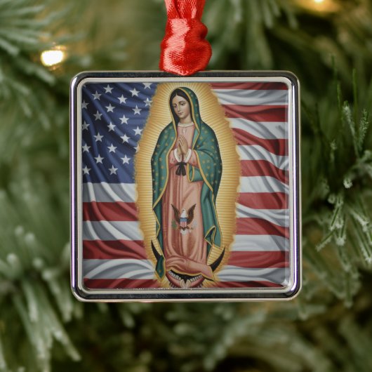 Maagd van Guadalupe - VS Metalen Ornament (Boom)