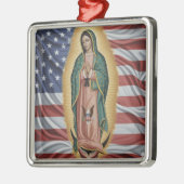 Maagd van Guadalupe - VS Metalen Ornament (Links)