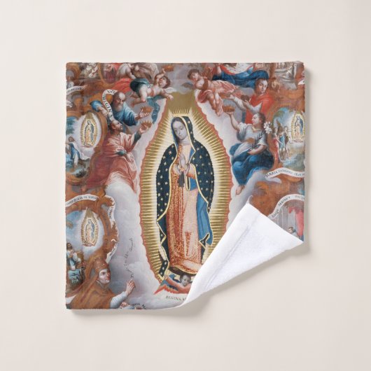 “Maagd van Guadalupe” washandje (Wasdoekje)