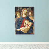 Maagd van het Pomegranaat Canvas Afdruk (Insitu (Houten vloer))