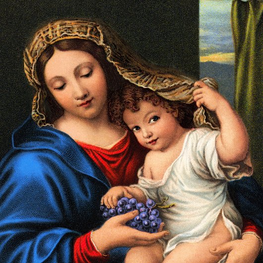 Maagd van het Poster druiven