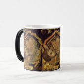 Maagd van Kiev Ukraine Madonna MorphingMug Closeup Magische Mok (Voorkant links)
