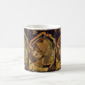 Maagd van Kiev Ukraine Madonna MorphingMug Closeup Magische Mok (Center)