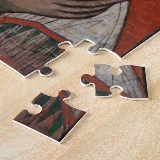 Maagd van Scopoitis Orthodox Christelijk Icoon Legpuzzel (Zijkant)