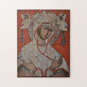Maagd van Scopoitis Orthodox Christelijk Icoon Legpuzzel (Verticaal)