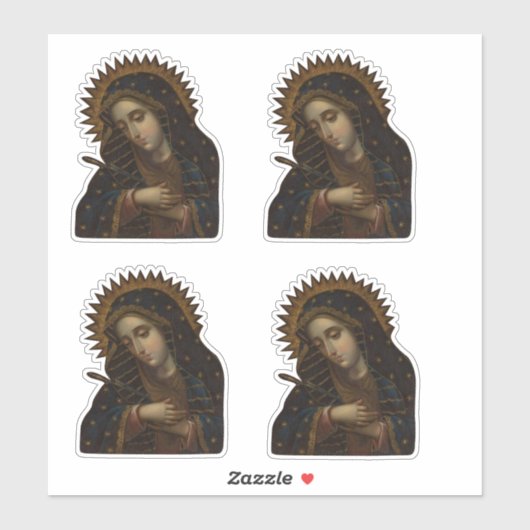 Maagd van sorrows set sticker (Vel)