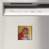 Maagd van tederheid Orthodoxe icoon magneet (Insitu (Vaatwasser))