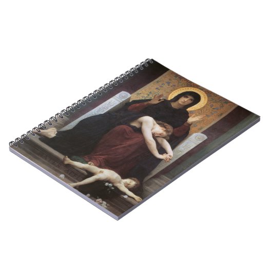 Maagd van troost - William Adolphe Bouguereau Notitieboek (Linkerzijde)