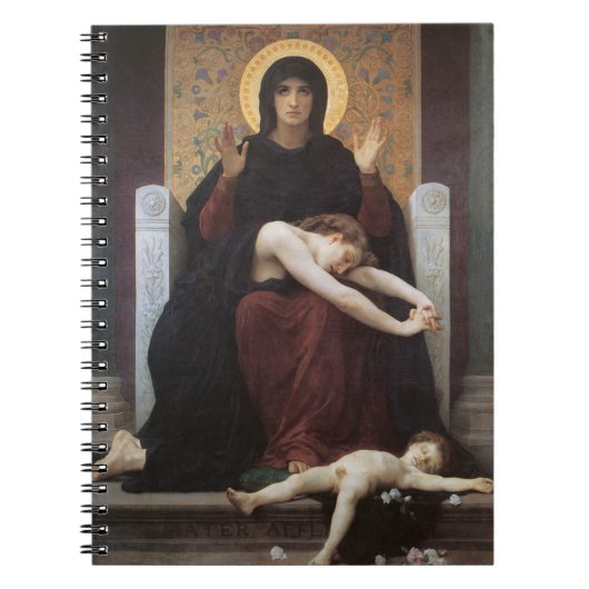 Maagd van troost - William Adolphe Bouguereau Notitieboek (Voorkant)