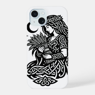 Maagd van Virgo Zegel — Aards Gebonden Dierenriem iPhone 15 Case