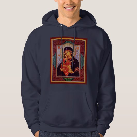 Maagd van Vladimir Hoodie (Voorkant)