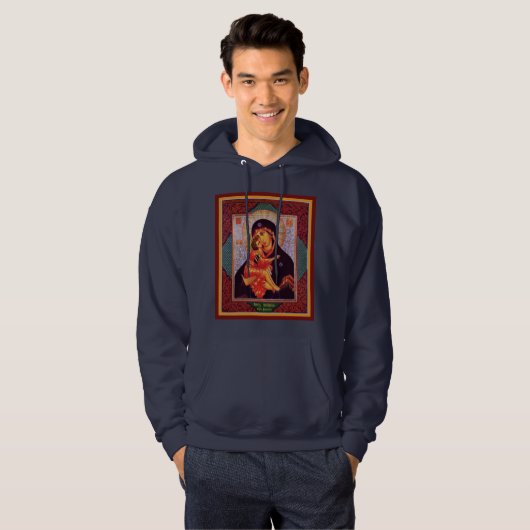 Maagd van Vladimir Hoodie (Voorkant volledig)