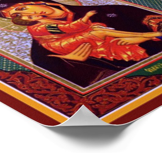 Maagd van Vladimir Poster (Hoek)