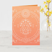 Maagd Verjaardag Kaart (Gele Bloem)