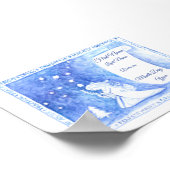 Maagd verjaardag kunst print (Hoek)