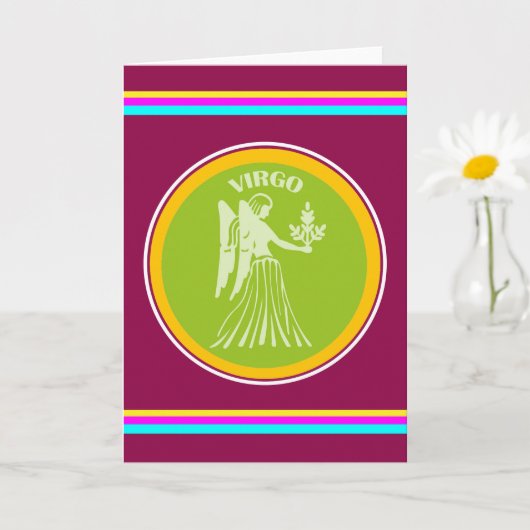Maagd Verjaardagskaart Kaart (Kleine Plant)
