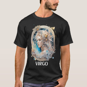 Maagd Vrouw Aarde Astrologisch Sterrenbeeld Mercur T-shirt
