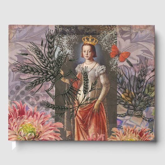 Maagd vrouw astrologie grillig portret gastenboek (Voorkant)