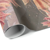 Maagd Vrouw Portret Antiek Kleurrijke Rijk Cadeaupapier (Rol Hoek)