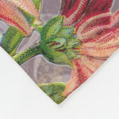 Maagd Vrouw Portret Antiek Kleurrijke Rijk Fleece Deken (Hoek)