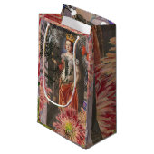 Maagd Vrouw Portret Antiek Kleurrijke Rijk Klein Cadeauzakje (Voorkant Gekanteld)