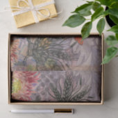 Maagd Vrouw Portret Antiek Kleurrijke Rijk Tissuepapier (Geschenk)