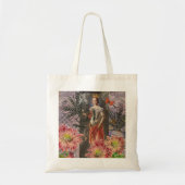 Maagd Vrouw Portret Antiek Kleurrijke Rijk Tote Bag (Voorkant)