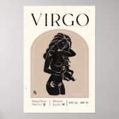 Maagd Vrouwelijk Zodiac Poster (Voorkant)