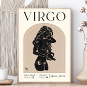 Maagd Vrouwelijk Zodiac Poster