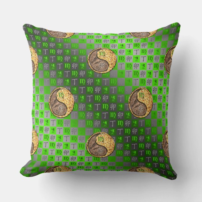 Maagd & Vuur Konijn Kussen (Voorkant)