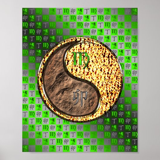 Maagd & Vuur Konijn Poster (Voorkant)