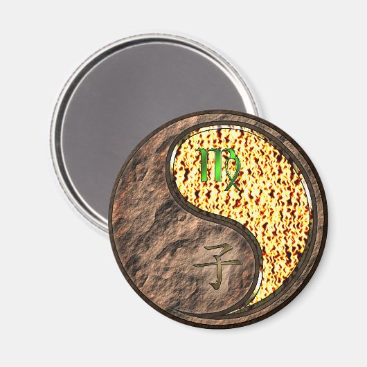 Maagd & Vuur Rat Magneet (Voorkant / Achterkant)