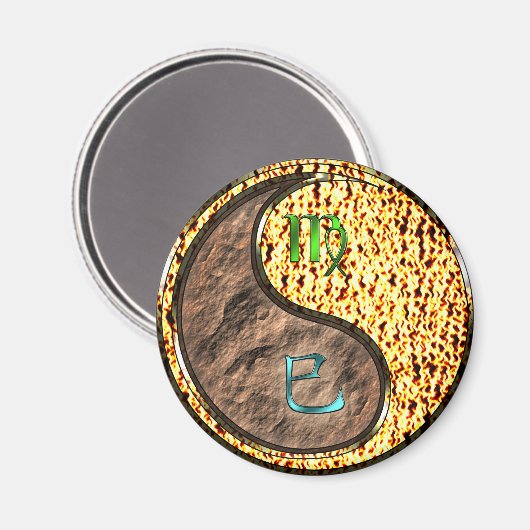 Maagd & Vuur Slang Magneet (Voorkant / Achterkant)