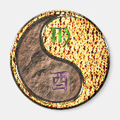 Maagd & Vuurhaan Magneet (Voorkant)