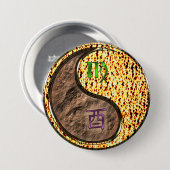 Maagd & Vuurhaan Ronde Button 7,6 Cm (Voorkant /achterkant)
