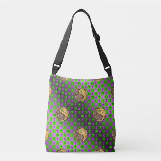 Maagd & Vuurzwijn Crossbody Tas (Voorkant)