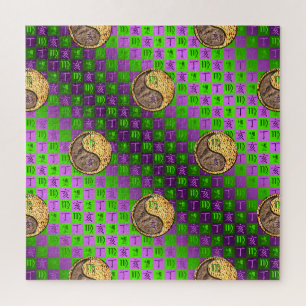 Maagd & Vuurzwijn Legpuzzel