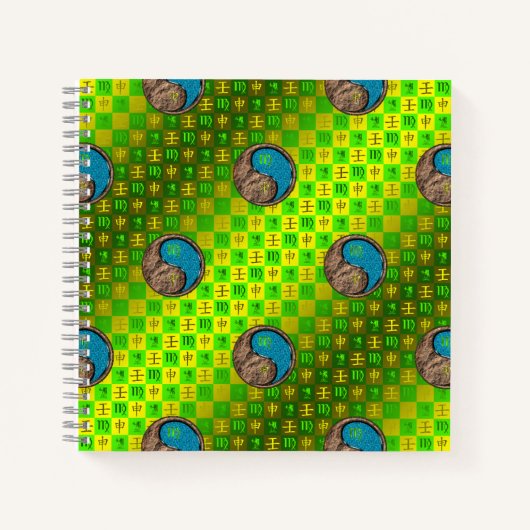 Maagd & Water Aap Notitieboek (Voorkant)