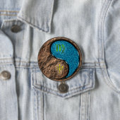 Maagd & Water Aap Ronde Button 7,6 Cm (In situ)
