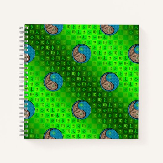 Maagd & Water Geit Notitieboek (Voorkant)